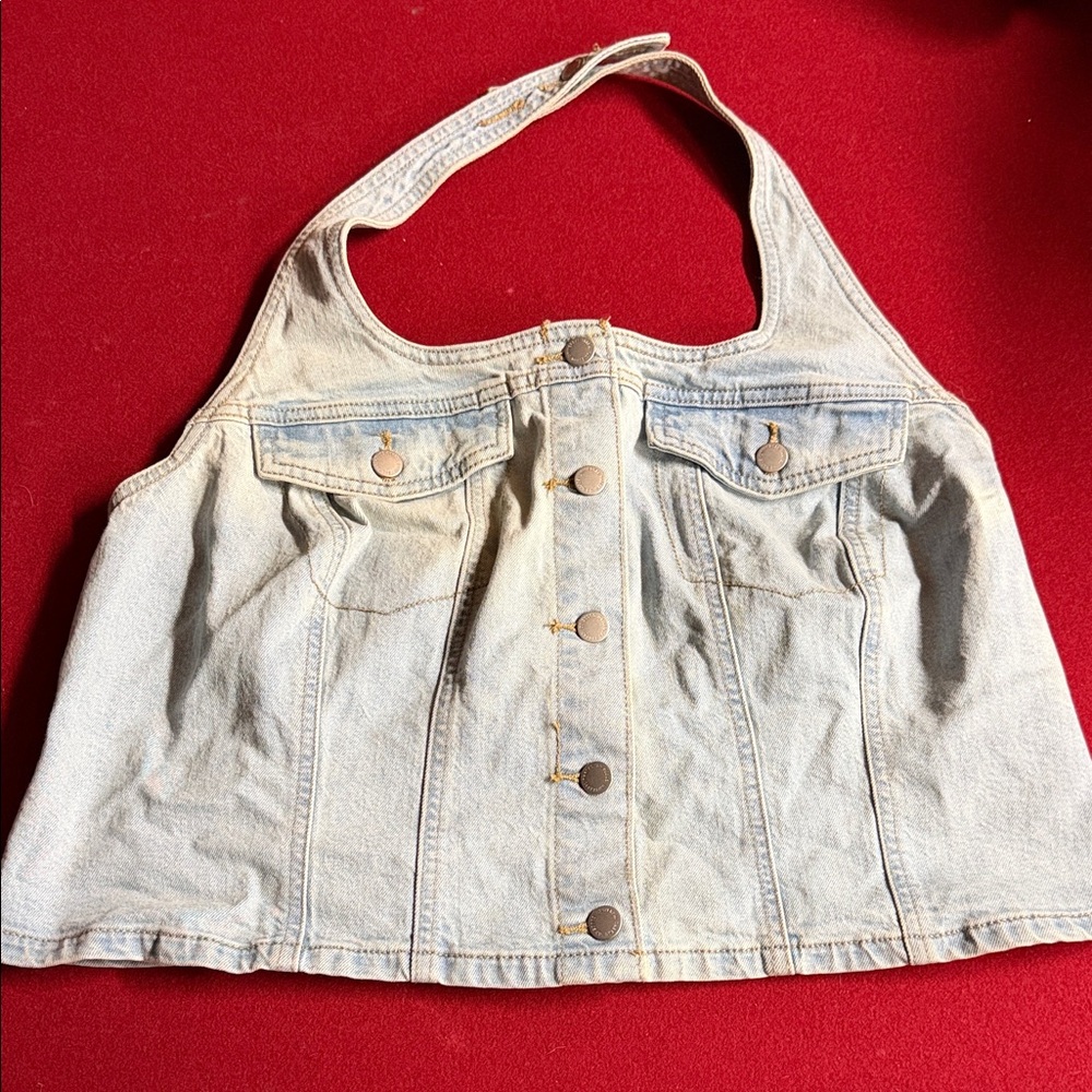 Universal Thread Light Blue Denim Skirt